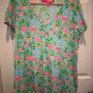 Disney x Lilly Pulitzer Green Short Sleeve Relaxed T-Shirt